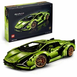 LEGO Technic Lamborghini Sián FKP 37, Set di Costruzioni per Adulti, Modello da Collezione Esclusivo, 42115 - 1