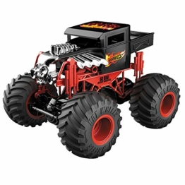 Mondo Motors - Hot Wheels Monster Trucks BONE SHAKER - Kit Battery Pack incluso - macchina telecomandata per bambini - Colore Rosso/Nero - 63648 - 1