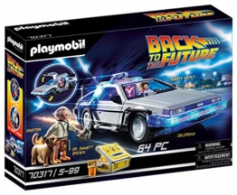 Playmobil Back to the Future 70317 - DeLorean con Effetti Luminosi, dai 6 anni - 1