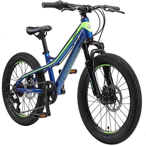 BIKESTAR MTB Mountain Bike Alluminio per Bambini 6-9 Anni | Bicicletta 20 Pollici 7 velocità Shimano, Hardtail, Freni a…