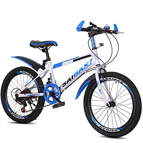 FLYFO Mountain Bike, Bici da Studente in Acciaio al Carbonio da 20/22 Pollici, Scooter A 7 velocità per Bambini…