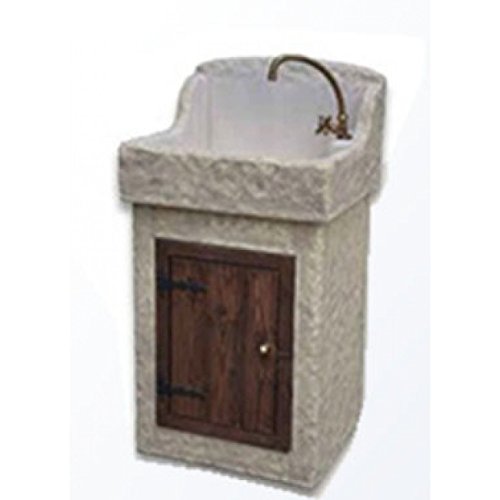 ARTISTICA GRANILLO LAVABO in Cemento, LAVELLO, Fontana, Misure: 55X48 H110 CM.