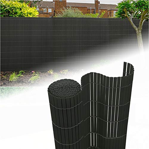 Aufun PVC Recinzione paravista per Giardino, Balcone e terrazza Canniccio Protezione Tappetino Frangivista Frangivento…