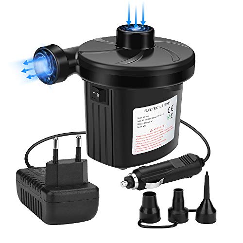 Awroutdoor Pompa Elettrica 2 in 1 Gonfiando Sgonfiando Air Pump Gonfiatore Materassino 3 Ugelli Campeggio Gonfiabile… Campeggio e trekking Awroutdoor Pompa Elettrica 2 in 1 Gonfiando Sgonfiando Air Pump Gonfiatore Materassino 3 Ugelli Campeggio Gonfiabile… Campeggio e trekking