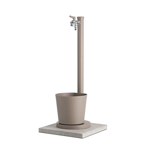 Fontana in metallo da giardino BEL-FER modello 42/SRV con vaschetta in alluminio, disponibile in vari colori