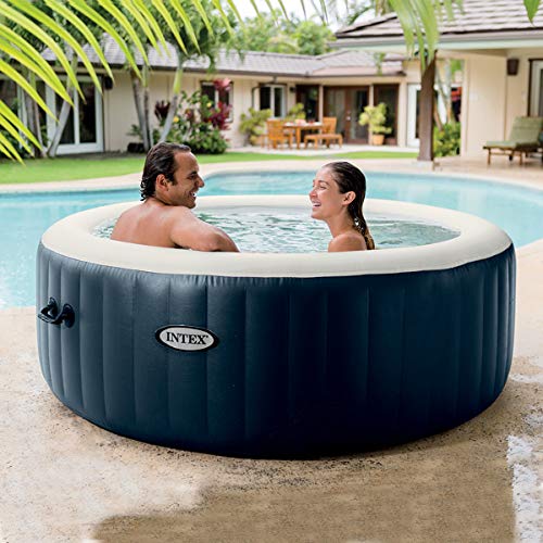 Intex Piscina Spa Idromassaggio Bubble Massage 196X71 Cm 4 Posti da Esterno con Accessori