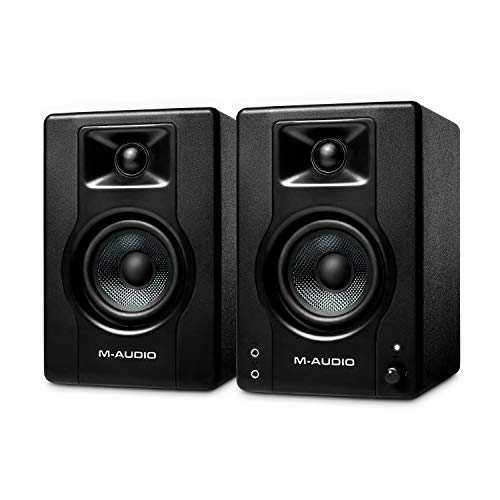 M-Audio BX3 – Casse amplificate da 120 W da tavolo – Monitor da studio per gaming, produzione musicale, streaming e…