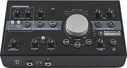 MackieUSA Mackie Big Knob Studio – Regolatore Monitor 3×2 Studio con interfaccia