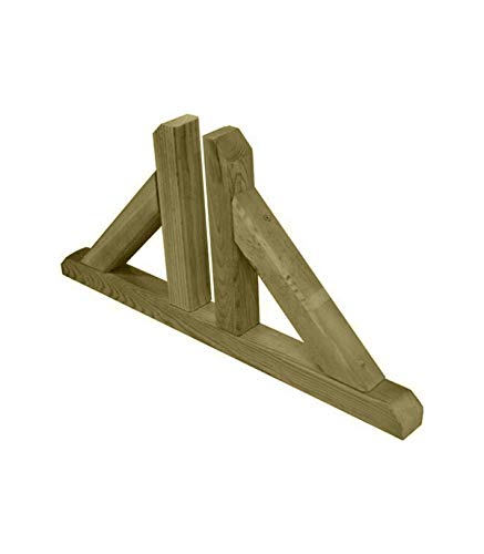 Papillon 8043010 – Piedino Doppio X Pannello Grigliato Legno Impregnato In Autoclave 60X4,5X30H Cm