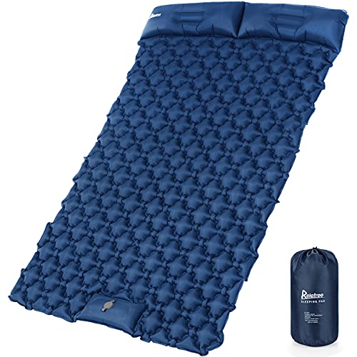 Relefree Materassino Campeggio Doppio Materassino Mare Ultraleggero Compatto Cuscino Facile da Gonfiare, Adatto per… Campeggio e trekking Relefree Materassino Campeggio Doppio Materassino Mare Ultraleggero Compatto Cuscino Facile da Gonfiare, Adatto per… Campeggio e trekking