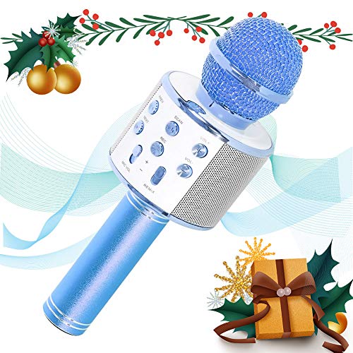 SaponinTree Microfono Karaoke Bluetooth, Wireless Bambini Portatile Karaoke Microfono con Altoparlante per Cantare… Strumenti e accessori musicali SaponinTree Microfono Karaoke Bluetooth, Wireless Bambini Portatile Karaoke Microfono con Altoparlante per Cantare… Strumenti e accessori musicali