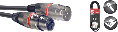 Stagg Cavo, 1 m, XLRf a XLRm/ROS, Nero Strumenti e accessori musicali Stagg Cavo, 1 m, XLRf a XLRm/ROS, Nero Strumenti e accessori musicali