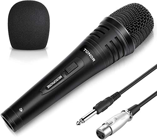 TONOR Microfono Dinamico Professionale 4,8m Cavo per DVD/TV/KTV Audio/Risuonatore Strumenti e accessori musicali TONOR Microfono Dinamico Professionale 4,8m Cavo per DVD/TV/KTV Audio/Risuonatore Strumenti e accessori musicali