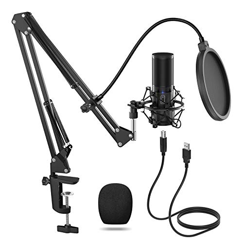 TONOR USB Microfono di Registrazione a Condensatore per Computer Desktop per Laptop MAC o Windows Microfono Cardioide… Strumenti e accessori musicali TONOR USB Microfono di Registrazione a Condensatore per Computer Desktop per Laptop MAC o Windows Microfono Cardioide… Strumenti e accessori musicali