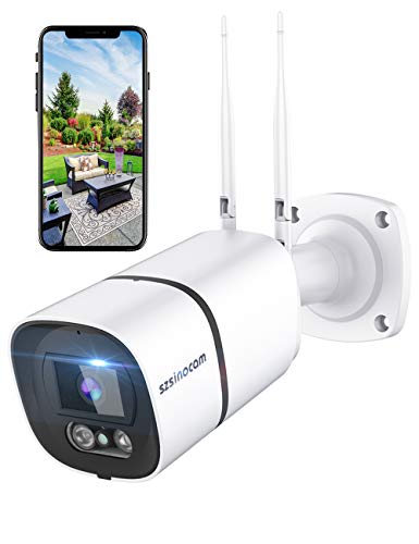 Telecamera-di-sorveglianza-wifi-da-esterno-1296P-HD-3MP-Lega-di-alluminio-e-impermeabile-IP66-disponibile-con-Alexa-con-funzione-di-visione-notturna-monitoraggio-dellesercizio-audio-bidirezionale-0