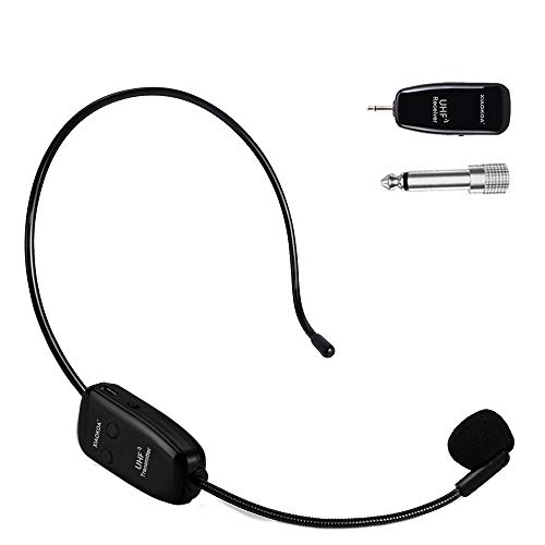 XIAOKOA wireless microfono,UHF Microfono Senza fili, 50 m Di Trasmissione Wireless,Archetto e Palmare 2-in-1,per Guida… Strumenti e accessori musicali XIAOKOA wireless microfono,UHF Microfono Senza fili, 50 m Di Trasmissione Wireless,Archetto e Palmare 2-in-1,per Guida… Strumenti e accessori musicali