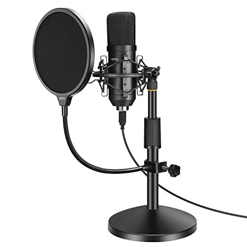 YOTTO Microfono USB per PC laptop, Microfono a Condensatore 192KHz/24Bit Cardioide con Filtro Antipop, Supporto… Strumenti e accessori musicali YOTTO Microfono USB per PC laptop, Microfono a Condensatore 192KHz/24Bit Cardioide con Filtro Antipop, Supporto… Strumenti e accessori musicali