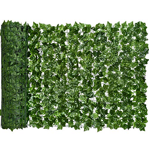 YQing Artificiale Siepe Finta Foglia Edera, Siepe artificiale con foglie Ornamentale in Rotoli per Arredo Esterni… Casa e giardino YQing Artificiale Siepe Finta Foglia Edera, Siepe artificiale con foglie Ornamentale in Rotoli per Arredo Esterni… Casa e giardino