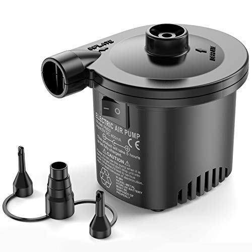 etship Pompa Elettrica, Pompa ad Aria Elettrica, Pompa di Elettrica Ricaricabile, Elettrica Gonfiatore con 3 Ugelli per… Campeggio e trekking etship Pompa Elettrica, Pompa ad Aria Elettrica, Pompa di Elettrica Ricaricabile, Elettrica Gonfiatore con 3 Ugelli per… Campeggio e trekking