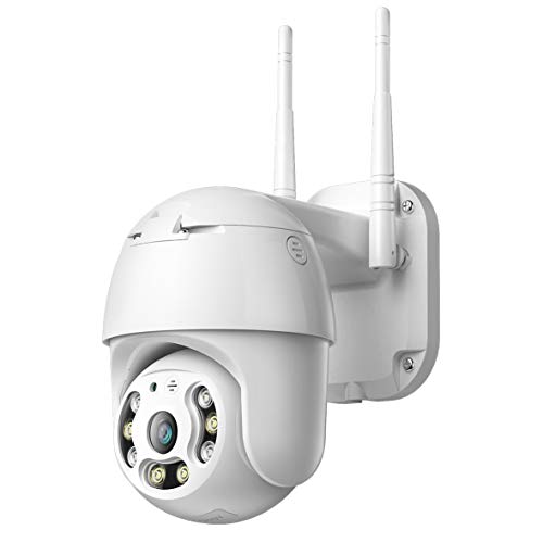 puntoluceled NUOVA TELECAMERA IP CAM WIFI CAMERA DOME LED IR LUCE BIANCA MPX WIRELESS ESTERNO SPEED MICRO SD PTZ ATTACCO…