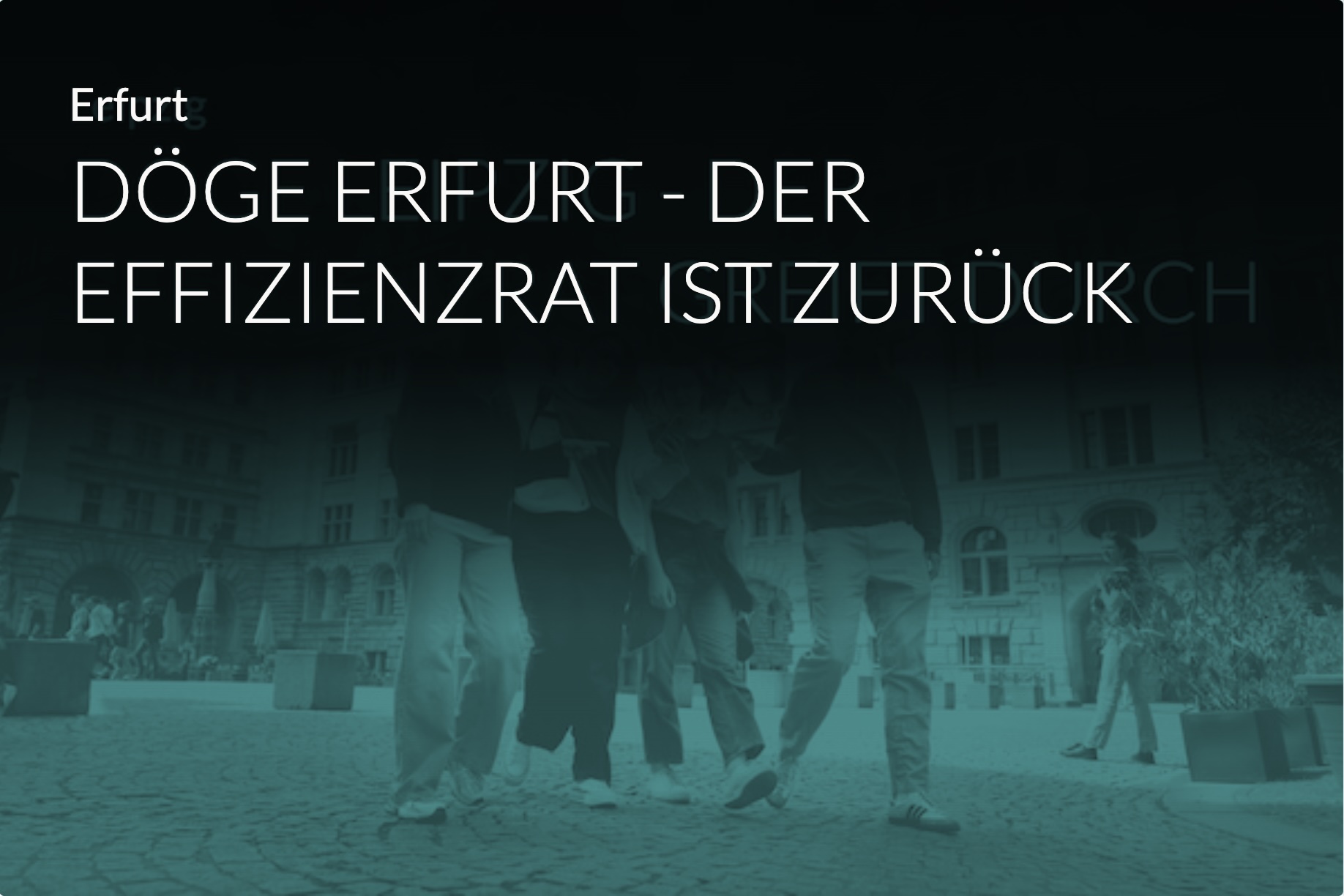 DÖGE Erfurt - Der Effizienzrat ist zurück Coverbild
