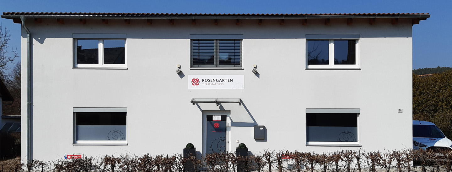 Filialgebäude der ROSENGARTEN-Tierbestattung in Wenzenbach