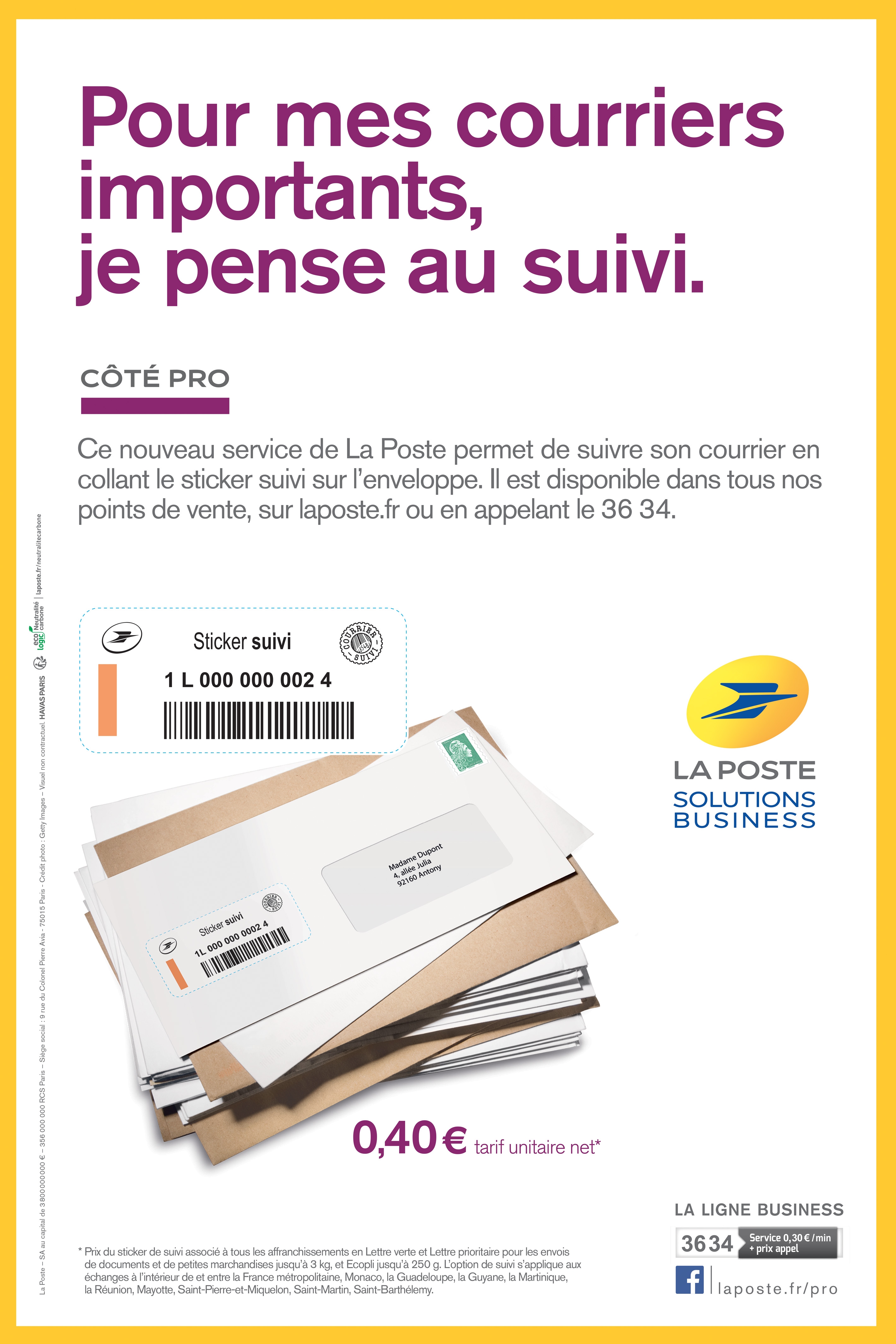 Assistant Courrier La Poste Suivre Mon Envoi