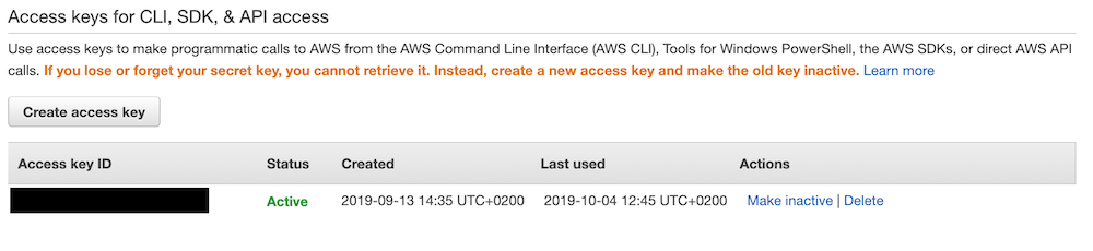 AWS Access Key