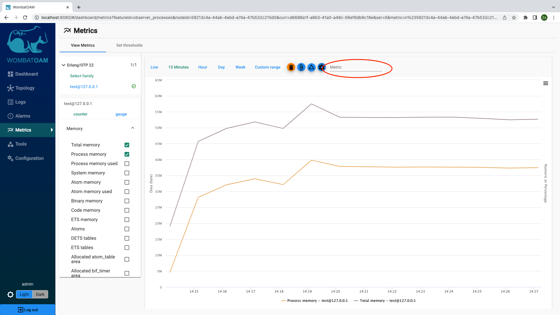 Search metrics
