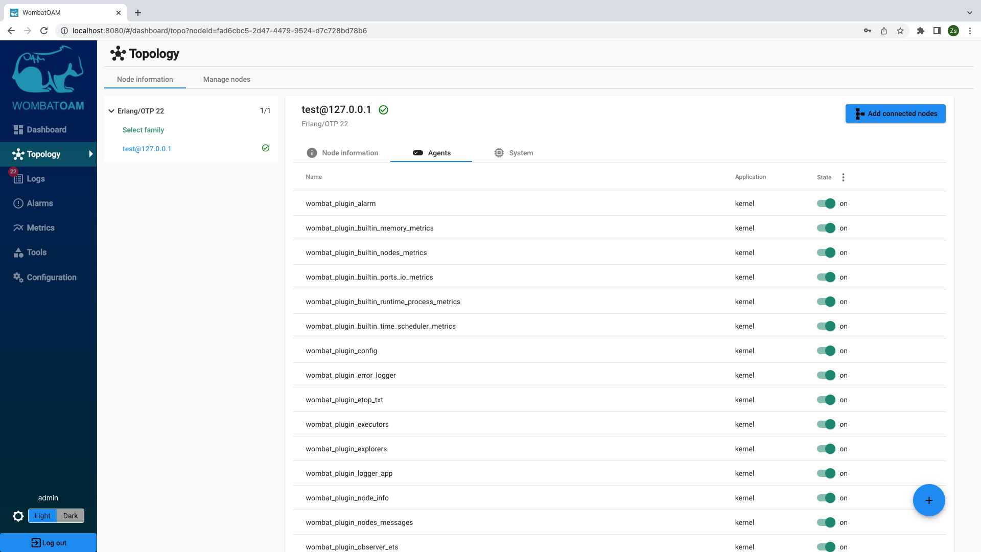 Node info