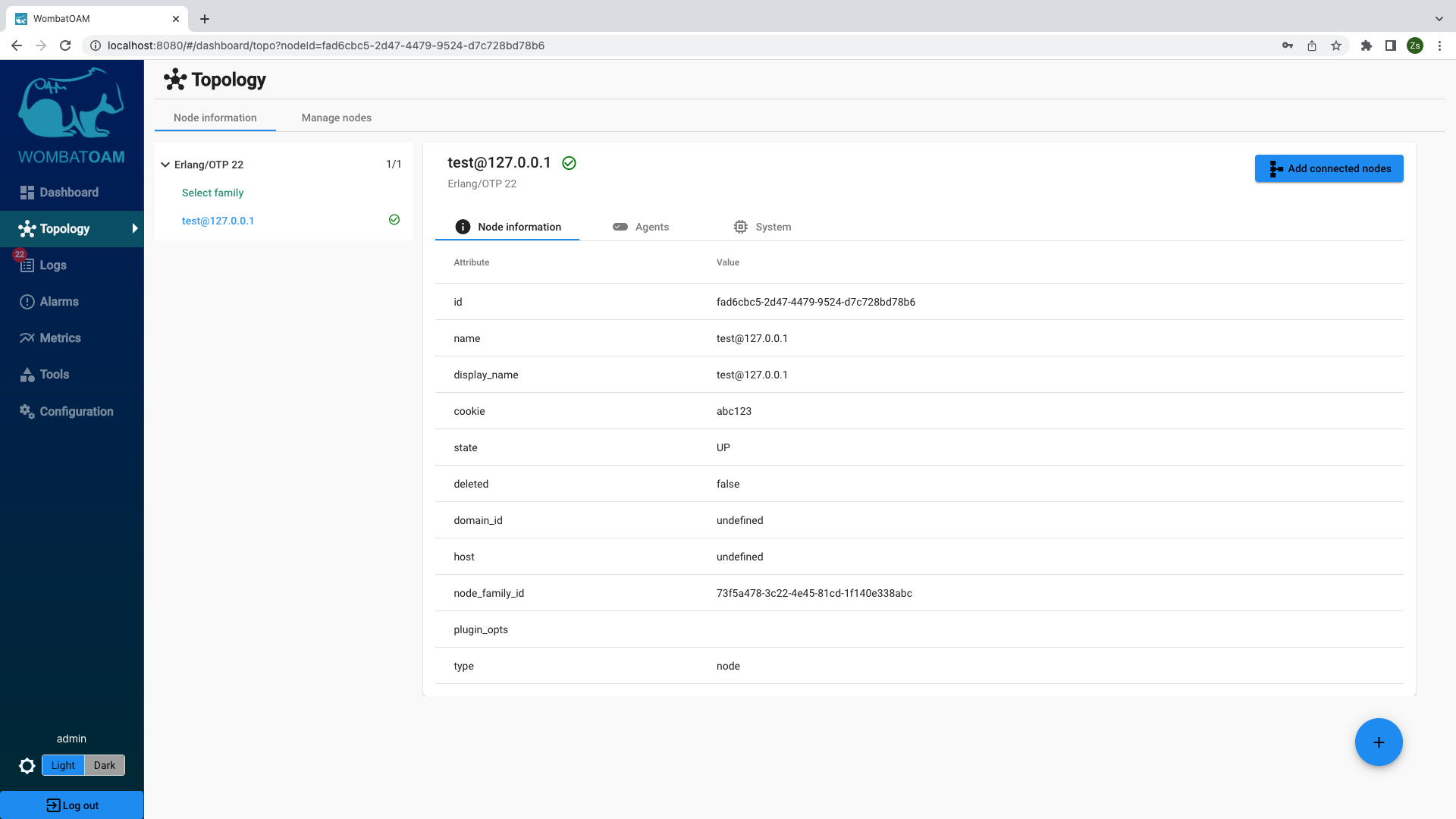 Node information