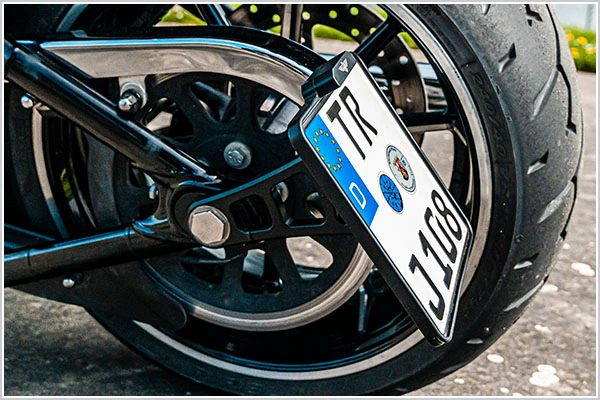 6. License Plate Holder – Heinz Bikes