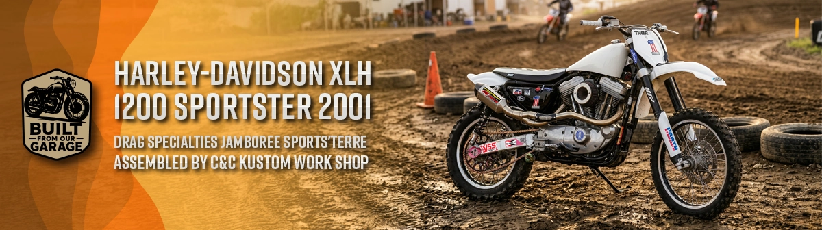 Harley-Davidson XLH 1200 Sportster 2001 - DRAG SPECIALTIES JAMBOREE SPORTS'TERRE - Assembled by C&C Kustom Work Shop