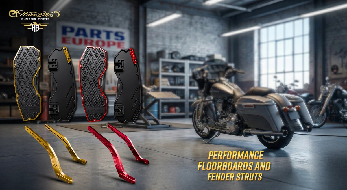 Heinz Bikes - Fender Struts And Performance FloorboardsWeb Banner