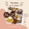 Υγιεινά pancakes με 3 μόνο υλικά!