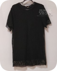 Oversized T-Mesh H&M