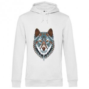 Hanorac cu gluga si buzunare barbat personalizat Lup