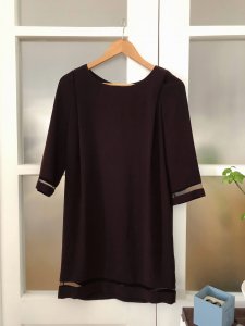 Rochie vișinie lejeră