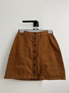 Fusta Stradivarius din velur marimea XS