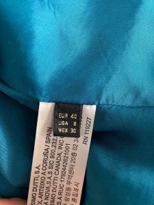 Sacou turcoaz Massimo Dutti