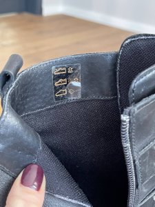 Botine cu toc Eva Minge, marime 40 (merg la 39), negru