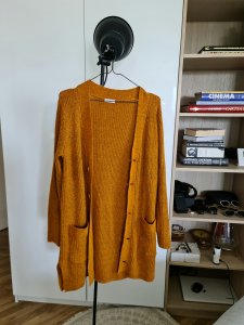 Cardigan mustar oversized S