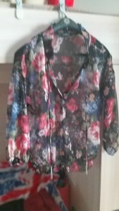 Bluza din voal muticolora Motivi, Mas S, 50 lei