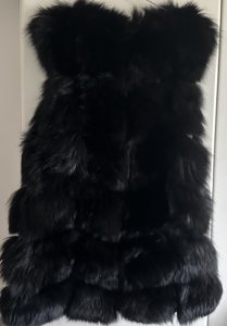 Vestă din blană de vulpe măsura M