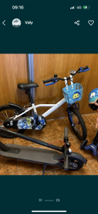 Trotineta si bicicleta