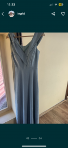 Rochie lungă elegantă turcoaz pentru nunți