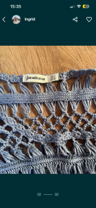 Tricou tricotat albastru deschis pentru femei