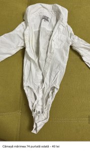 Cămașa albă 74cm