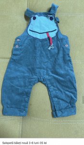 Salopetă băieți 3-6 luni