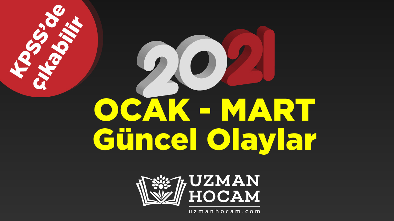 KPSS 2021 Güncel Bilgiler (Ocak ve Şubat)